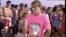 67. Elizabeth Berkley Sexy in Black Bikini – Baywatch