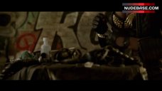 34. Ayisha Issa Hot Fight – Brick Mansions