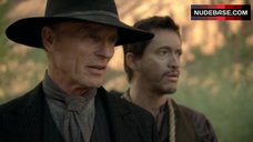 23. Ingrid Bolso Berdal Flashes Breasts – Westworld
