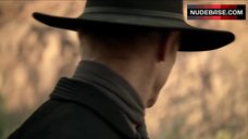 45. Ingrid Bolso Berdal Flashes Breasts – Westworld