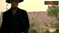 56. Ingrid Bolso Berdal Flashes Breasts – Westworld
