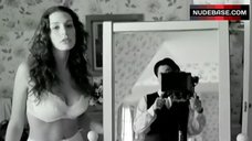 2. Jessica Pare Sexy in Lingerie – Stardom