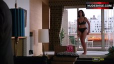 2. Jessica Pare in Black Lingerie – Mad Men
