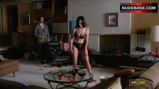 5. Jessica Pare in Black Lingerie – Mad Men