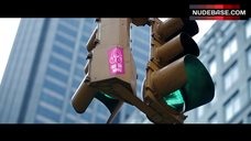 45. Michelle Miss Knockout Bracey Topless on Street – Free The Nipple