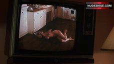 6. Laura Linney Nude on Kithen Floor – The Life Of David Gale