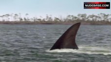 6. Jazy Berin Exposed Tits – 3 Headed Shark Attack