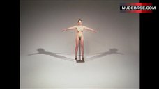 6. Marina Abramovic Lying Naked with Skeleton – The New Yorker Presents