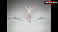 7. Marina Abramovic Lying Naked with Skeleton – The New Yorker Presents