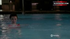 3. Italia Ricci Swims In Pool in Lingerie – Chasing Life