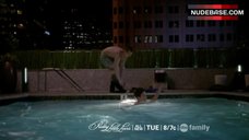 4. Italia Ricci Swims In Pool in Lingerie – Chasing Life