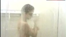 45. Christine Pascal Nude under Shower – Train D'Enfer