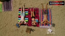 1. Maia Mitchell Sunbathing in Bikini – The Fosters