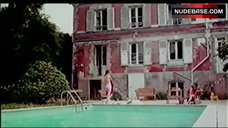 2. Jane Birin Full Nade near Pool – Projection Privee