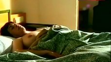 Lina Romay Sleeping Topless – Vampire Junction