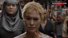 9. Lena Headey Naked into Crowd – Game Of Thrones