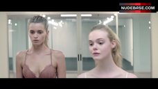 10. Abbey Lee Shows Lingerie Bra and Panties – The Neon Demon