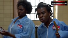 6. Adrienne C. Moore Lingerie Scene – Orange Is The New Black