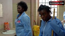 9. Adrienne C. Moore Lingerie Scene – Orange Is The New Black