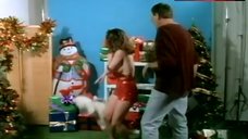 2. Debbie Rochon Flashes Tits – Santa Claws