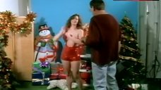 3. Debbie Rochon Flashes Tits – Santa Claws