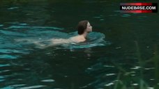 4. Jessica Barden Nude Swimming – The Outcast