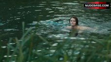 7. Jessica Barden Nude Swimming – The Outcast