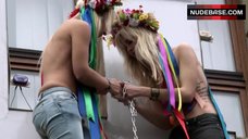 6. Inna Shevchenko Exposed Boobs – I Am Femen