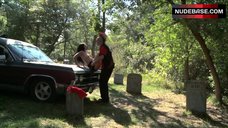 1. Lindy Starr Sex on Hood of Car – Atom The Amazing Zombie Killer