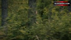 7. Violett Beane Running Nude in Forest – The Leftovers