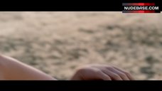 1. Nikki Leigh Topless on Beach – The Sand