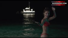 2. Lola Le Lann Nude on Night Beach – One Wild Moment