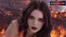 3. Kendall Jenner Shows Sexy Lingerie – Love Advent Calendar Shoot