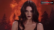 6. Kendall Jenner Shows Sexy Lingerie – Love Advent Calendar Shoot