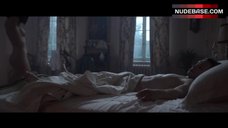 8. Lily James Naked Tits and Ass – The Exception