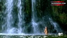10. Poppy Drayton Nude in Waterfall – The Shannara Chronicles