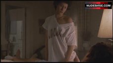 7. Lorraine Bracco Shows Panties – Someone To Watch Over Me