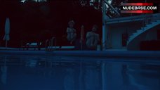 9. Lisa Wagner Jumps Nude in Pool – Kommissarin Heller: Hitzschlag