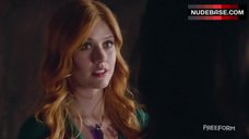 5. Emeraude Toubia Sexy in Lingerie – Shadowhunters