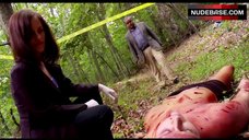 1. Tara Davis Boobs Scene – Survival Knife