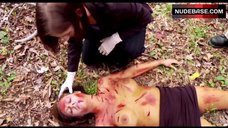 Tara Davis Boobs Scene – Survival Knife