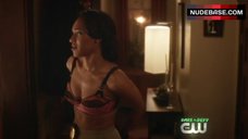 4. Candice Patton Lingerie Scene – The Flash