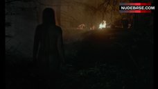 Anya Taylor-Joy Nude in Woods – The Witch