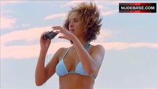 1. Karyn Parsons in Blue Bikini – The Job