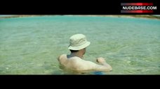9. Elli Tringou Topless on Beach – Suntan