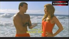 8. Angelica Bridges Red Swimsuit – Baywatch: Hawaiian Wedding