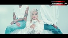 6. Bebe Rexha Lingerie Scene – No Broken Hearts