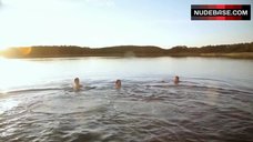 10. Julia Becker Bikini Scene – Floating!