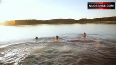 9. Julia Becker Bikini Scene – Floating!