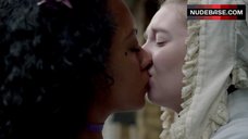 Rosalind Eleazar Lesbian Kiss – Harlots